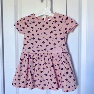 NWOT. Leopard & Pink toddler dress. Size 6M. Never worn.